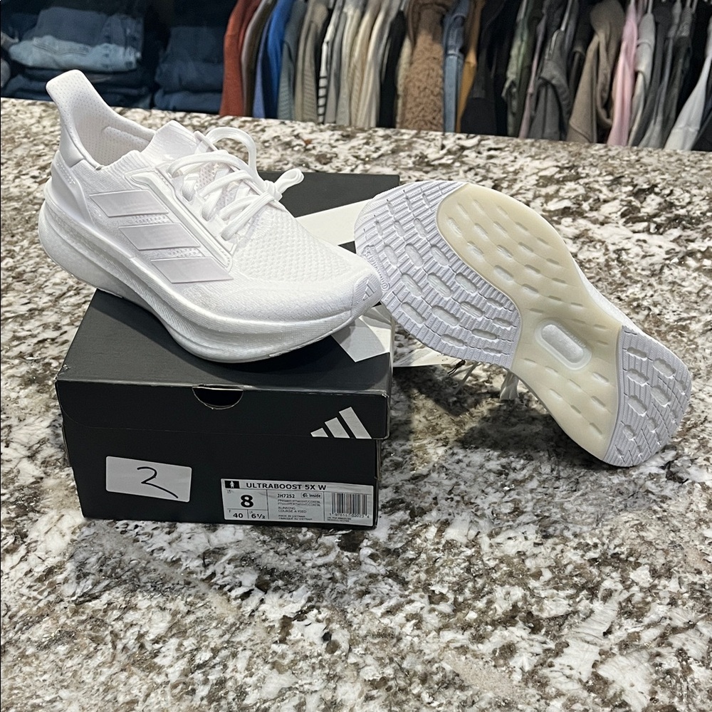 Adidas Ultraboost 5X White Women’s Size 5.5 - Picture 13 of 13